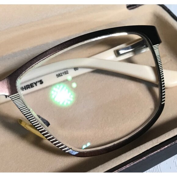 Humphreys by Eschenbach Eyeglass Frames ONLY Model 582192 60-135 Brown Ivory Uni - Picture 13 of 13